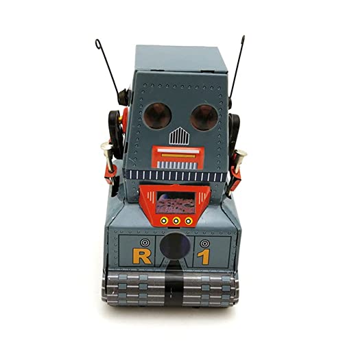 AYUNJIE Wind Up Toy MS371 Tank Robot Tin Toy Nostalgische Fotografie Requisiten Vintage Sammlerstück Kinder Geschenk für Jungen Mädchen Eltern-Kind-Interaktion AYUNJIE Wind Up Toy MS371 Tank Robot Tin Toy Nostalgische Fotografie Requisiten Vintage Sammlerstück Kinder Geschenk für Jungen Mädchen Eltern-Kind-Interaktion von AYUNJIE