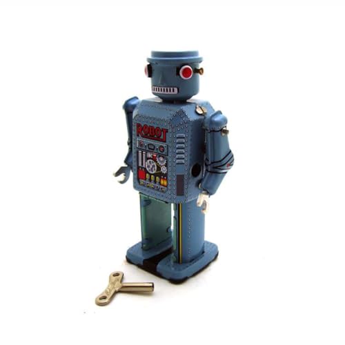 AYUNJIE Wind Up Toy MS416 Big Eye Robot Iron Robot Retro Tin Toy Creative Kids Gift for Boys Girls Parent-Child Interaction von AYUNJIE