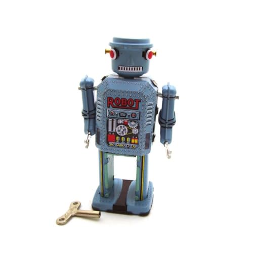 AYUNJIE Wind Up Toy MS416 Big Eye Robot Iron Robot Retro Tin Toy Creative Vintage Collectible Kids Gift for Boys Girls Parent-Child Interaction AYUNJIE Wind Up Toy MS416 Big Eye Robot Iron Robot Retro Tin Toy Creative Vintage Collectible Kids Gift for Boys Girls Parent-Child Interaction von AYUNJIE