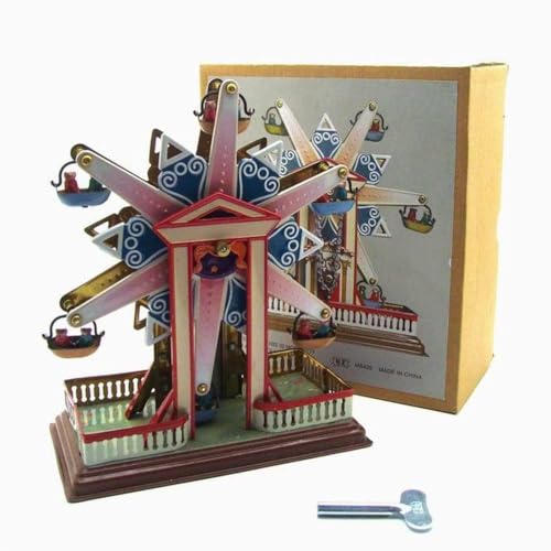 AYUNJIE Wind Up Toy MS435 Riesenrad Zinn Spielzeug für Jungen Mädchen Eltern-Kind-Interaktion personalisierte Vintage Sammlerstück Kinder Geschenk AYUNJIE Wind Up Toy MS435 Riesenrad Zinn Spielzeug für Jungen Mädchen Eltern-Kind-Interaktion personalisierte Vintage Sammlerstück Kinder Geschenk von AYUNJIE