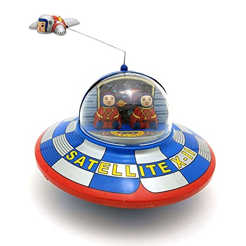 AYUNJIE Wind Up Toy MS635 Raumschiff Nostalgisches Thema Persönlichkeit Dekoration Kreatives Blechspielzeug Vintage Sammlerstück Kinder Geschenk Für Jungen Mädchen AYUNJIE Wind Up Toy MS635 Raumschiff Nostalgisches Thema Persönlichkeit Dekoration Kreatives Blechspielzeug Vintage Sammlerstück Kinder Geschenk Für Jungen Mädchen von AYUNJIE