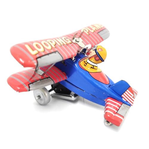 AYUNJIE Wind-Up Toy MS643 Somersault Aircraft Trainer Tin Toy Nostalgisches Thema Personalisierte Dekoration Vintage Sammlerstück Kinder Geschenk für Jungen Mädchen AYUNJIE Wind-Up Toy MS643 Somersault Aircraft Trainer Tin Toy Nostalgisches Thema Personalisierte Dekoration Vintage Sammlerstück Kinder Geschenk für Jungen Mädchen von AYUNJIE