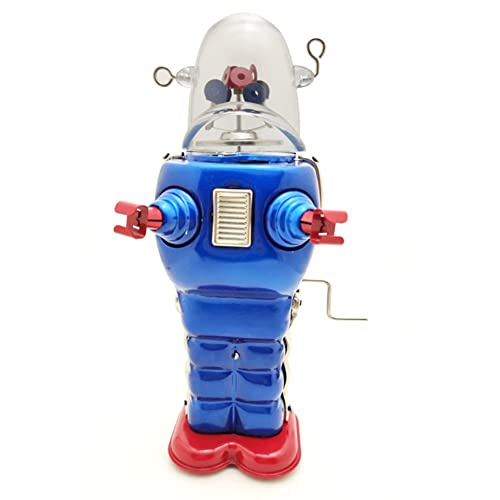 AYUNJIE Wind Up Toy TR2007 Space Robot Tin Toy Nostalgisches Thema Persönlichkeit Ornamente Vintage Kinder Geschenk für Jungen Mädchen Eltern-Kind-Interaktion von AYUNJIE
