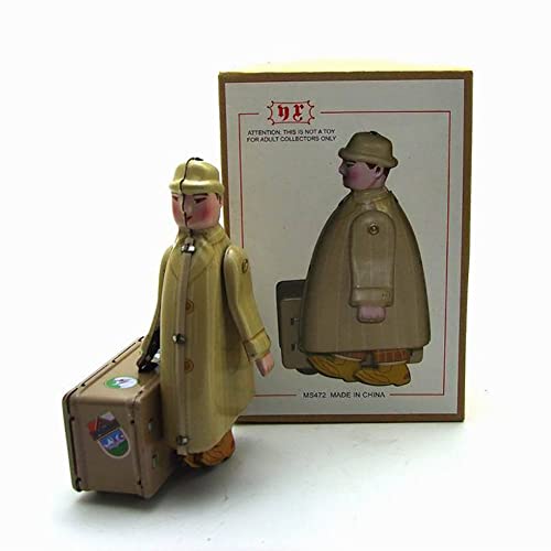 AYUNJIE Wind Up Toy Tin Toys MM472 Traveler Nostalgisches Thema Kreatives Geschenk Vintage Sammlerstück Kinder Geschenk für Jungen Mädchen AYUNJIE Wind Up Toy Tin Toys MM472 Traveler Nostalgisches Thema Kreatives Geschenk Vintage Sammlerstück Kinder Geschenk für Jungen Mädchen von AYUNJIE