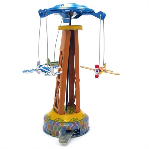 AYUNJIE Wind-Up Toys Tin Toy MM262 Single Wing Rotary Aircraft Retro Kinder Geschenk für Jungen Mädchen Eltern-Kind-Interaktion AYUNJIE Wind-Up Toys Tin Toy MM262 Single Wing Rotary Aircraft Retro Kinder Geschenk für Jungen Mädchen Eltern-Kind-Interaktion von AYUNJIE