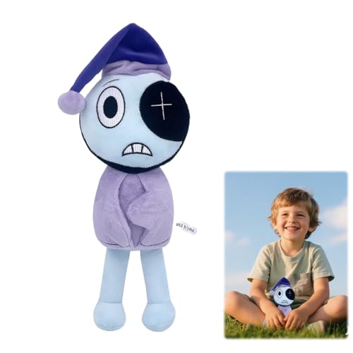 AYVRUOP Dandy's World Plush, Weiches Kuscheltier, Niedliche Plüschtiere für Kinder, Jungen und Mädchen im Alter von 4 5 6 7 8 9 10+ Fans, Ideal für Geburtstage（Blaue Clownspuppe） von AYVRUOP