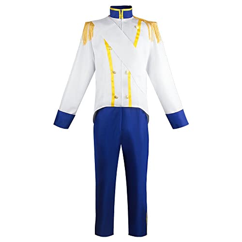 AYYOHON Adult Mermaid Costume Women Ariel Dress Prince Eric Costumes Tuxedo For Men Fancy Dress Halloween Cosplay Outfit 2XL AYYOHON Adult Mermaid Costume Women Ariel Dress Prince Eric Costumes Tuxedo For Men Fancy Dress Halloween Cosplay Outfit 2XL von AYYOHON