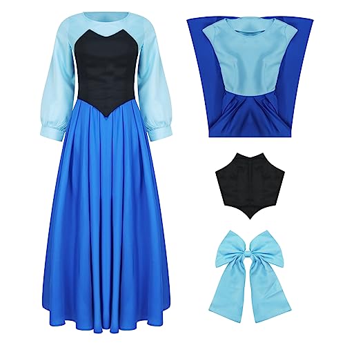 AYYOHON Adult Mermaid Costume Women Ariel Dress Prince Eric Costumes Tuxedo For Men Fancy Dress Halloween Cosplay Outfit 3XL AYYOHON Adult Mermaid Costume Women Ariel Dress Prince Eric Costumes Tuxedo For Men Fancy Dress Halloween Cosplay Outfit 3XL von AYYOHON