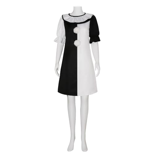 AYYOHON Art the Clown-Kostüm für Damen, Clownkleid, Erwachsene, Herren, The Killer, Clown-Kostüm, Overall, Halloween, Cosplay, Anzug, komplettes Set, Größe XXL AYYOHON Art the Clown-Kostüm für Damen, Clownkleid, Erwachsene, Herren, The Killer, Clown-Kostüm, Overall, Halloween, Cosplay, Anzug, komplettes Set, Größe XXL von AYYOHON