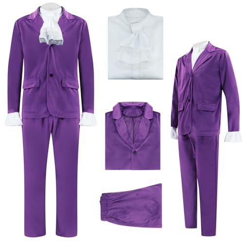 AYYOHON Austin Powers Kostüm Stil Gigolo Kostüm Disco Kostüm Herren Lustiges Kostüm Herren 60s Spy Halloween Cosplay Kostüm 3XL von AYYOHON