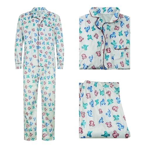 AYYOHON Clark Griswold Kostüm Clark Dinosaurier Pyjama Set Weihnachtsferien Kostüm Erwachsene Fleece Shirt Hose Pyjama Set 3XL AYYOHON Clark Griswold Kostüm Clark Dinosaurier Pyjama Set Weihnachtsferien Kostüm Erwachsene Fleece Shirt Hose Pyjama Set 3XL von AYYOHON
