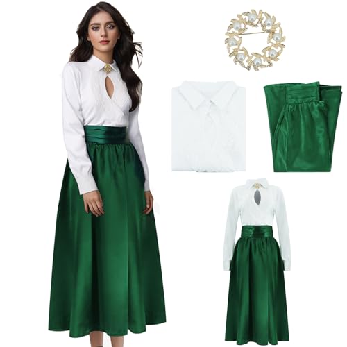 AYYOHON Ellen Costumes Christmas Vacation Costumes Ellen Clark Couple Cosplay Fancy Dress Top Skirt Halloween Outfit 3XL AYYOHON Ellen Costumes Christmas Vacation Costumes Ellen Clark Couple Cosplay Fancy Dress Top Skirt Halloween Outfit 3XL von AYYOHON