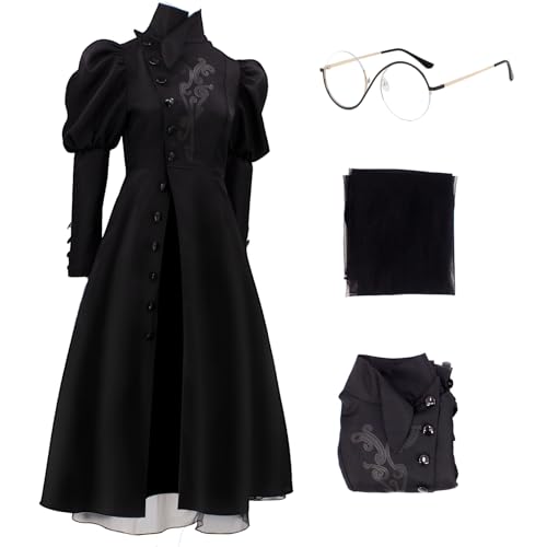 AYYOHON Erwachsene Elphaba Cosplay Kostüm Frauen Hexe Outfit mit Elphaba Brille 2025 Neueste Film Cosplay Halloween Anzug XS AYYOHON Erwachsene Elphaba Cosplay Kostüm Frauen Hexe Outfit mit Elphaba Brille 2025 Neueste Film Cosplay Halloween Anzug XS von AYYOHON