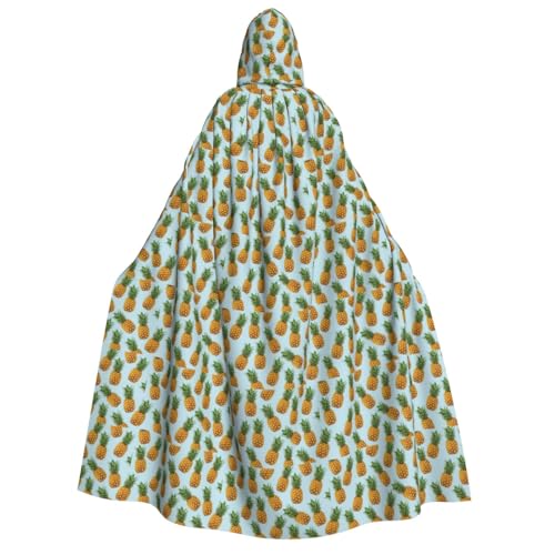 AYYQWE Ananas-Druck, Unisex, Erwachsene, Kapuzenumhang, warmer Umhang, Halloween-Kostüm, Cosplay, Karnevalsthema AYYQWE Ananas-Druck, Unisex, Erwachsene, Kapuzenumhang, warmer Umhang, Halloween-Kostüm, Cosplay, Karnevalsthema von AYYQWE