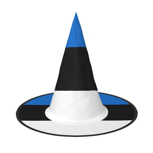 AYYQWE Flagge Estlands, bequemer Halloween-Hexenhut, Unisex, für Partys, Karneval, Weihnachten und Cosplay AYYQWE Flagge Estlands, bequemer Halloween-Hexenhut, Unisex, für Partys, Karneval, Weihnachten und Cosplay von AYYQWE