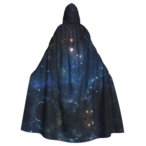 AYYQWE Galaxy Space Print Halloween Kapuzenumhang Unisex Erwachsene Umhang für Karneval Cosplay Festivals Partys von AYYQWE