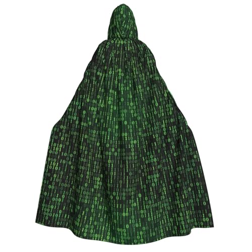 AYYQWE Hacker Era Print Unisex Erwachsene Kapuzenumhang Warm Cape Halloween Kostüm Cosplay Karneval Thema AYYQWE Hacker Era Print Unisex Erwachsene Kapuzenumhang Warm Cape Halloween Kostüm Cosplay Karneval Thema von AYYQWE