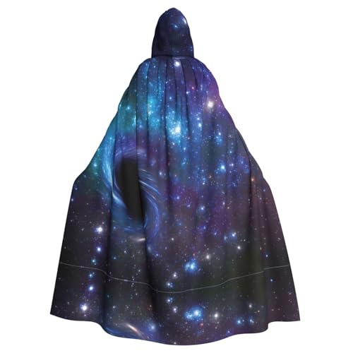 AYYQWE Halloween-Umhang mit Kapuze, Galaxie-Druck, Unisex, Erwachsene, für Karneval, Cosplay, Festivals, Partys AYYQWE Halloween-Umhang mit Kapuze, Galaxie-Druck, Unisex, Erwachsene, für Karneval, Cosplay, Festivals, Partys von AYYQWE