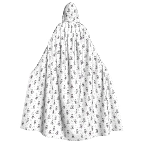 AYYQWE Kapuzenumhang mit Eulen-Motiv, Unisex, Erwachsene, warm, für Halloween, Kostüm, Cosplay, Karneval, Thema AYYQWE Kapuzenumhang mit Eulen-Motiv, Unisex, Erwachsene, warm, für Halloween, Kostüm, Cosplay, Karneval, Thema von AYYQWE