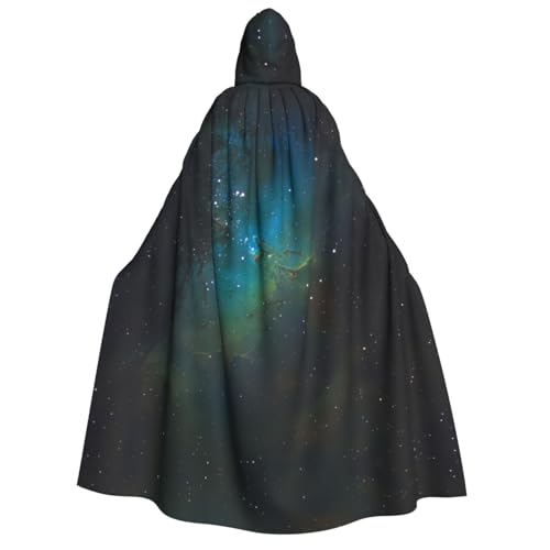 AYYQWE Kapuzenumhang mit Galaxie-Motiv, Unisex, für Erwachsene, warm, für Halloween, Kostüm, Cosplay, Karneval, Thema AYYQWE Kapuzenumhang mit Galaxie-Motiv, Unisex, für Erwachsene, warm, für Halloween, Kostüm, Cosplay, Karneval, Thema von AYYQWE