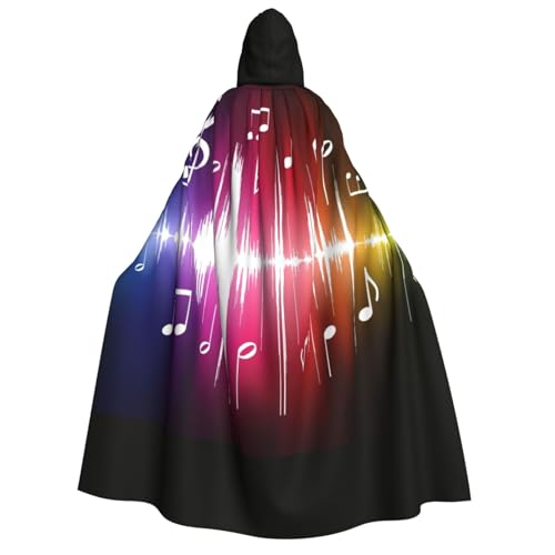AYYQWE Kapuzenumhang mit Musikdruck, Unisex, Erwachsene, warmer Umhang, Halloween-Kostüm, Cosplay, Karneval, Thema AYYQWE Kapuzenumhang mit Musikdruck, Unisex, Erwachsene, warmer Umhang, Halloween-Kostüm, Cosplay, Karneval, Thema von AYYQWE