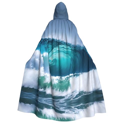 AYYQWE Kapuzenumhang mit Ozeanwellen-Druck, Unisex, für Erwachsene, warm, Halloween-Kostüm, Cosplay, Karneval-Thema AYYQWE Kapuzenumhang mit Ozeanwellen-Druck, Unisex, für Erwachsene, warm, Halloween-Kostüm, Cosplay, Karneval-Thema von AYYQWE