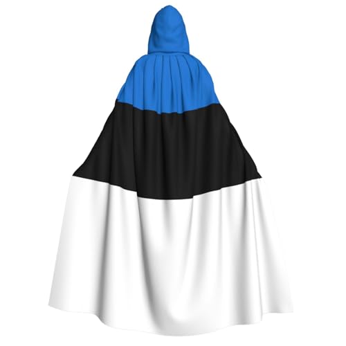 AYYQWE Umhang mit Kapuze, Motiv: Flagge Estlands, Unisex, Erwachsene, warmer Umhang, Halloween-Kostüm, Cosplay, Karneval, Thema AYYQWE Umhang mit Kapuze, Motiv: Flagge Estlands, Unisex, Erwachsene, warmer Umhang, Halloween-Kostüm, Cosplay, Karneval, Thema von AYYQWE