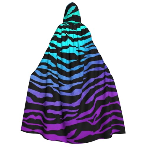 AYYQWE Umhang mit Kapuze, Unisex, für Erwachsene, Camouflage, Zebrastreifen, warm, für Halloween, Cosplay, Karneval, Violett AYYQWE Umhang mit Kapuze, Unisex, für Erwachsene, Camouflage, Zebrastreifen, warm, für Halloween, Cosplay, Karneval, Violett von AYYQWE