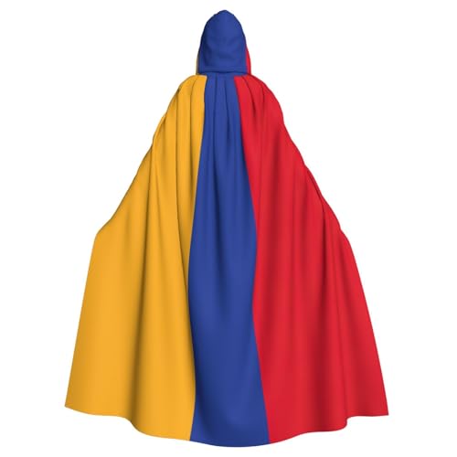 AYYQWE Umhang mit Kapuze und Flagge von Armenien, Unisex, für Erwachsene, für Karneval, Cosplay, Festivals, Partys von AYYQWE