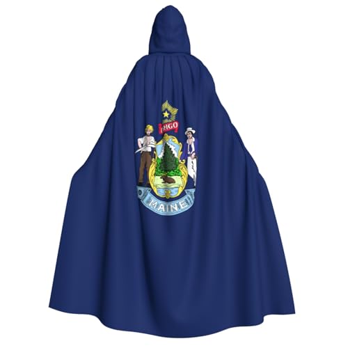 AYYQWE Umhang mit Kapuze und Flaggenaufdruck, Unisex, für Erwachsene, warmes Umhang, Halloween-Kostüm, Cosplay, Karnevalsmotiv AYYQWE Umhang mit Kapuze und Flaggenaufdruck, Unisex, für Erwachsene, warmes Umhang, Halloween-Kostüm, Cosplay, Karnevalsmotiv von AYYQWE