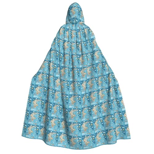 AYYQWE Umhang mit Kapuze und Griechenlandkarte, Unisex, für Erwachsene, warm, für Halloween, Cosplay, Karneval AYYQWE Umhang mit Kapuze und Griechenlandkarte, Unisex, für Erwachsene, warm, für Halloween, Cosplay, Karneval von AYYQWE
