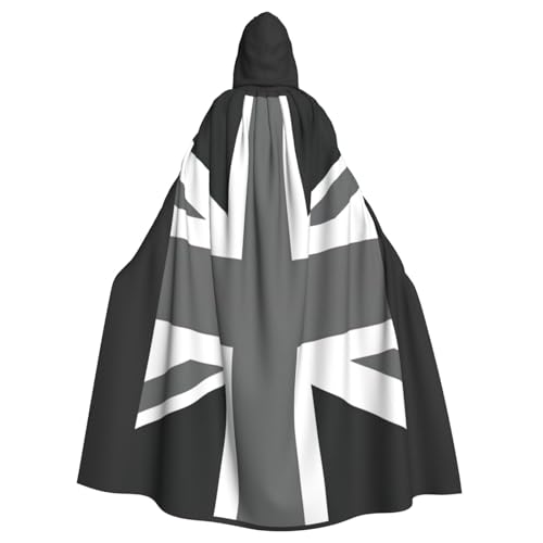 AYYQWE Umhang mit Kapuze und Nationalflagge des Vereinigten Königreichs, Unisex, für Erwachsene, für Karneval, Cosplay, Festivals, Partys von AYYQWE