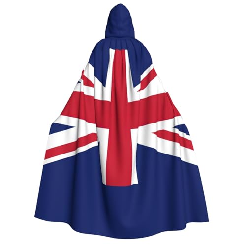 AYYQWE Umhang mit Kapuze und britischer Flagge, Unisex, für Erwachsene, warm, Halloween-Kostüm, Cosplay, Karnevalsmotiv AYYQWE Umhang mit Kapuze und britischer Flagge, Unisex, für Erwachsene, warm, Halloween-Kostüm, Cosplay, Karnevalsmotiv von AYYQWE