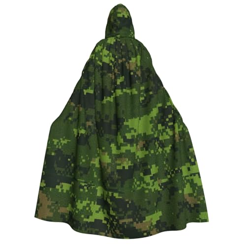 AYYQWE Umhang mit Kapuze und digitalem Camouflage-Druck, Unisex, für Erwachsene, warmer Umhang, Halloween-Kostüm, Cosplay, Karnevalsmotiv AYYQWE Umhang mit Kapuze und digitalem Camouflage-Druck, Unisex, für Erwachsene, warmer Umhang, Halloween-Kostüm, Cosplay, Karnevalsmotiv von AYYQWE