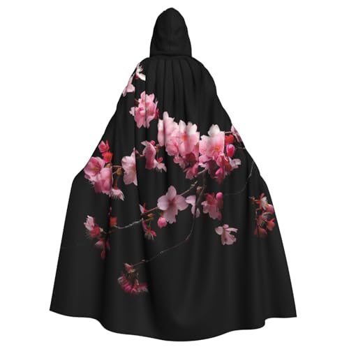 AYYQWE Umhang mit japanischem Kirschblumen-Aufdruck, für Halloween, Unisex, Erwachsene, für Karneval, Cosplay, Festivals, Partys AYYQWE Umhang mit japanischem Kirschblumen-Aufdruck, für Halloween, Unisex, Erwachsene, für Karneval, Cosplay, Festivals, Partys von AYYQWE