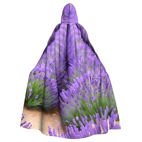 AYYQWE Umhang mit romantischem Lavendel-Druck, für Halloween, Unisex, Erwachsene, für Karneval, Cosplay, Festivals, Partys AYYQWE Umhang mit romantischem Lavendel-Druck, für Halloween, Unisex, Erwachsene, für Karneval, Cosplay, Festivals, Partys von AYYQWE