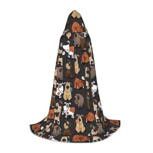 Hunde-Corgi-Aufdruck, Kapuzenumhang, Teenager, Kinder, Erwachsene, Halloween, Gothic, verschiedene Anlässe, Karneval, Cosplay-Kostüm Hunde-Corgi-Aufdruck, Kapuzenumhang, Teenager, Kinder, Erwachsene, Halloween, Gothic, verschiedene Anlässe, Karneval, Cosplay-Kostüm von AYYQWE