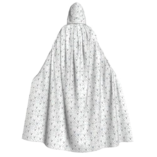Jagdpfeile Dreiecke Hirsch Druck Unisex Erwachsene Kapuzenumhang Warm Umhang Halloween Kostüm Cosplay Karneval Thema Jagdpfeile Dreiecke Hirsch Druck Unisex Erwachsene Kapuzenumhang Warm Umhang Halloween Kostüm Cosplay Karneval Thema von AYYQWE