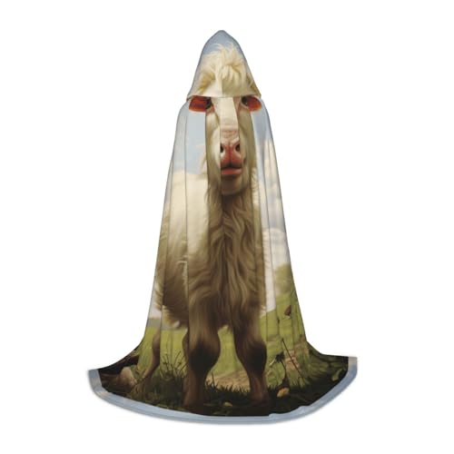 Kapuzenumhang mit Bauernhof-Tierdruck, Teenager, Kinder, Erwachsene, Halloween, Gothic, verschiedene Anlässe, Karneval, Cosplay-Kostüm Kapuzenumhang mit Bauernhof-Tierdruck, Teenager, Kinder, Erwachsene, Halloween, Gothic, verschiedene Anlässe, Karneval, Cosplay-Kostüm von AYYQWE