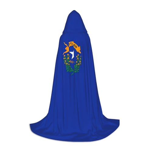 Kapuzenumhang mit Nevada-Flagge, für Teenager, Kinder, Erwachsene, Halloween, Gothic, Karneval, Cosplay-Kostüm Kapuzenumhang mit Nevada-Flagge, für Teenager, Kinder, Erwachsene, Halloween, Gothic, Karneval, Cosplay-Kostüm von AYYQWE