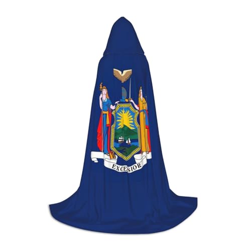Kapuzenumhang mit New Yorker Staatsflagge, Teenager, Kinder, Erwachsene, Halloween, Gothic, Karneval, Cosplay-Kostüm Kapuzenumhang mit New Yorker Staatsflagge, Teenager, Kinder, Erwachsene, Halloween, Gothic, Karneval, Cosplay-Kostüm von AYYQWE