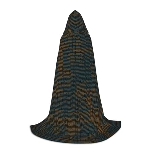 Kapuzenumhang mit Programmierungscode 1, für Teenager, Kinder, Erwachsene, Halloween, Gothic, verschiedene Anlässe, Karneval, Cosplay von AYYQWE