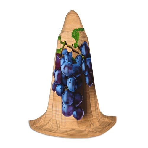 Kapuzenumhang mit Traubenmuster, für Teenager, Kinder, Erwachsene, Halloween, Gothic, Karneval, Cosplay-Kostüm Kapuzenumhang mit Traubenmuster, für Teenager, Kinder, Erwachsene, Halloween, Gothic, Karneval, Cosplay-Kostüm von AYYQWE