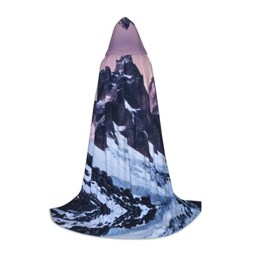 Reise-Umhang mit Kapuze, Bergdruck, Teenager, Kinder, Erwachsene, Halloween, Gothic, verschiedene Anlässe, Karneval, Cosplay-Kostüm Reise-Umhang mit Kapuze, Bergdruck, Teenager, Kinder, Erwachsene, Halloween, Gothic, verschiedene Anlässe, Karneval, Cosplay-Kostüm von AYYQWE