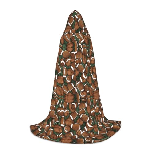 Umhang mit Kapuze, Fußball, Grün, für Teenager, Kinder, Erwachsene, Halloween, Gothic, Karneval, Cosplay-Kostüm Umhang mit Kapuze, Fußball, Grün, für Teenager, Kinder, Erwachsene, Halloween, Gothic, Karneval, Cosplay-Kostüm von AYYQWE