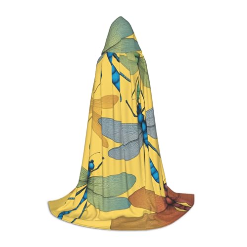 Umhang mit Kapuze und Libellen-Druck, für Teenager, Kinder, Erwachsene, Halloween, Gothic, Karneval, Cosplay-Kostüm Umhang mit Kapuze und Libellen-Druck, für Teenager, Kinder, Erwachsene, Halloween, Gothic, Karneval, Cosplay-Kostüm von AYYQWE