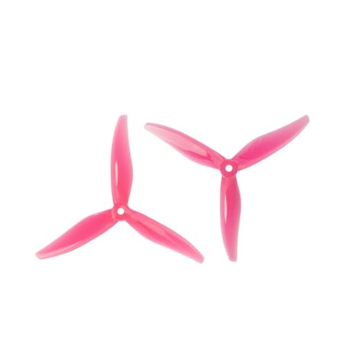 2 Paar (2CW + 2CCW) passend for Gemfan 5129 Yuki 3-Blatt-Propeller for 2306 2207 Motor FPV Racing RC Drone Quadcopter Multirotor Teil(Pink) von AYrMtH