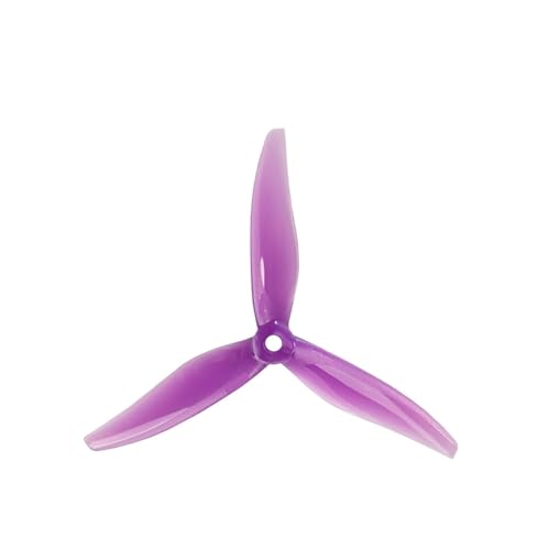 2 Paar (2CW + 2CCW) passend for Gemfan 5129 Yuki 3-Blatt-Propeller for 2306 2207 Motor FPV Racing RC Drone Quadcopter Multirotor Teil(Purple) von AYrMtH