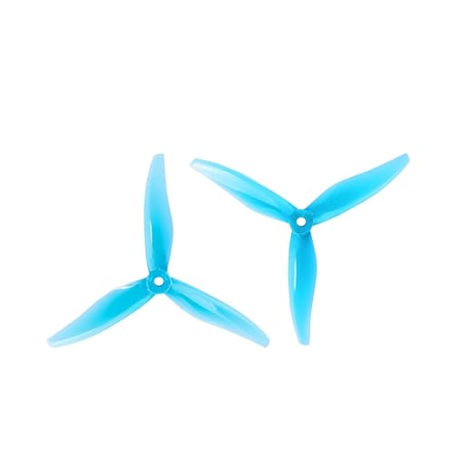 2 Paar (2CW + 2CCW) passend for Gemfan 5129 Yuki 3-Blatt-Propeller for 2306 2207 Motor FPV Racing RC Drone Quadcopter Multirotor Teil(Sky Blue) von AYrMtH