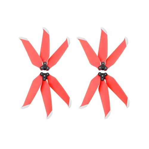 2 Paar 7238F-Propeller passend for Mavic Air 2/2S, Schnellwechselklingen passend for Mavic Air 2/2S, Drohnenzubehör(White Side B2pairs Three-Blade) von AYrMtH